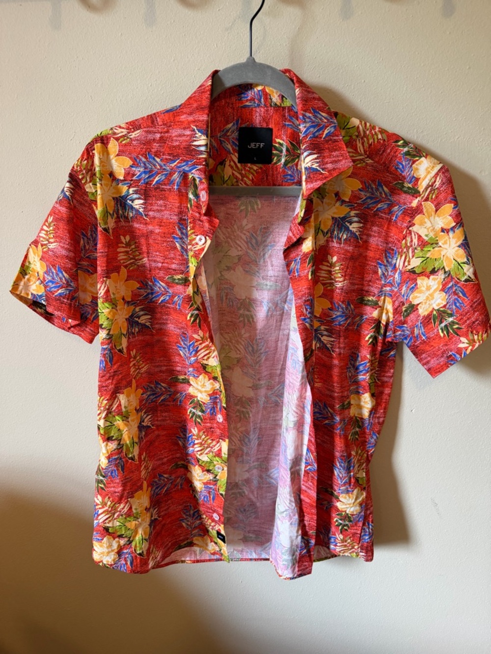 Men’s JEFF Hawaiian shirt SIZE L